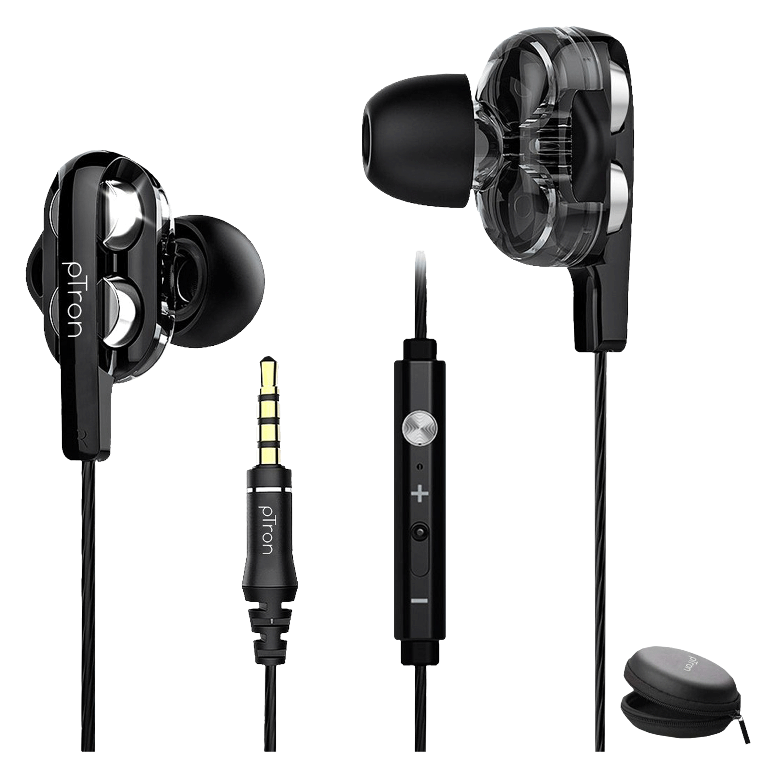 Buy pTron Boom Pro 140317791 Wired Earphone with Mic In Ear